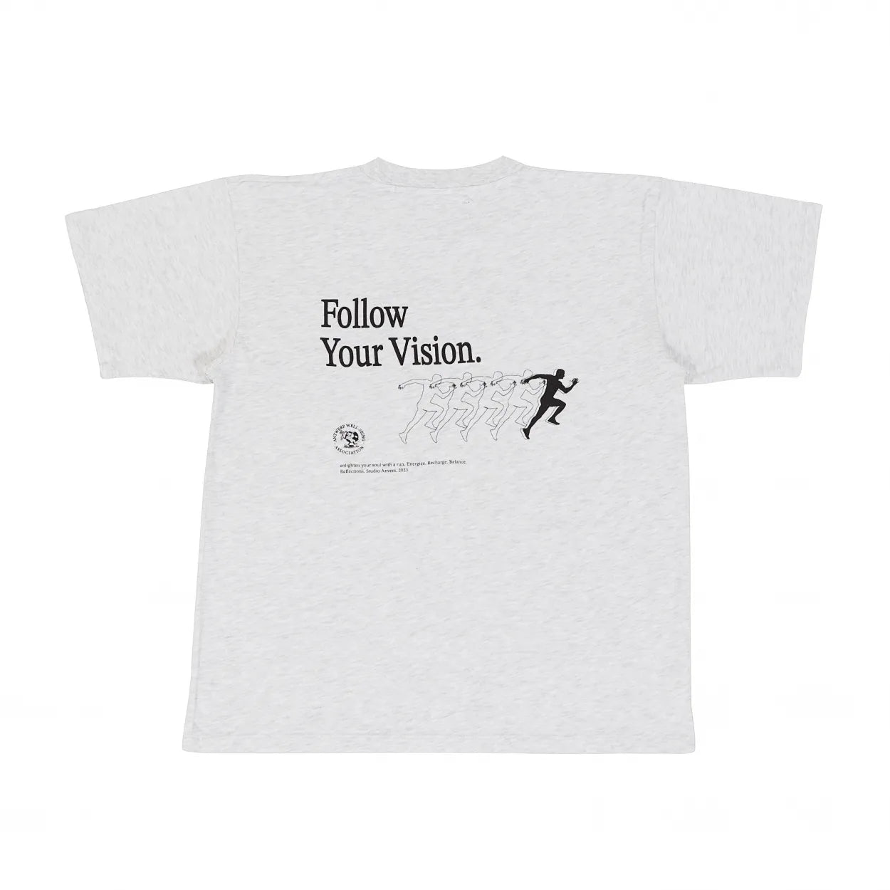 Reflection tee - grey - Studio Anvers
