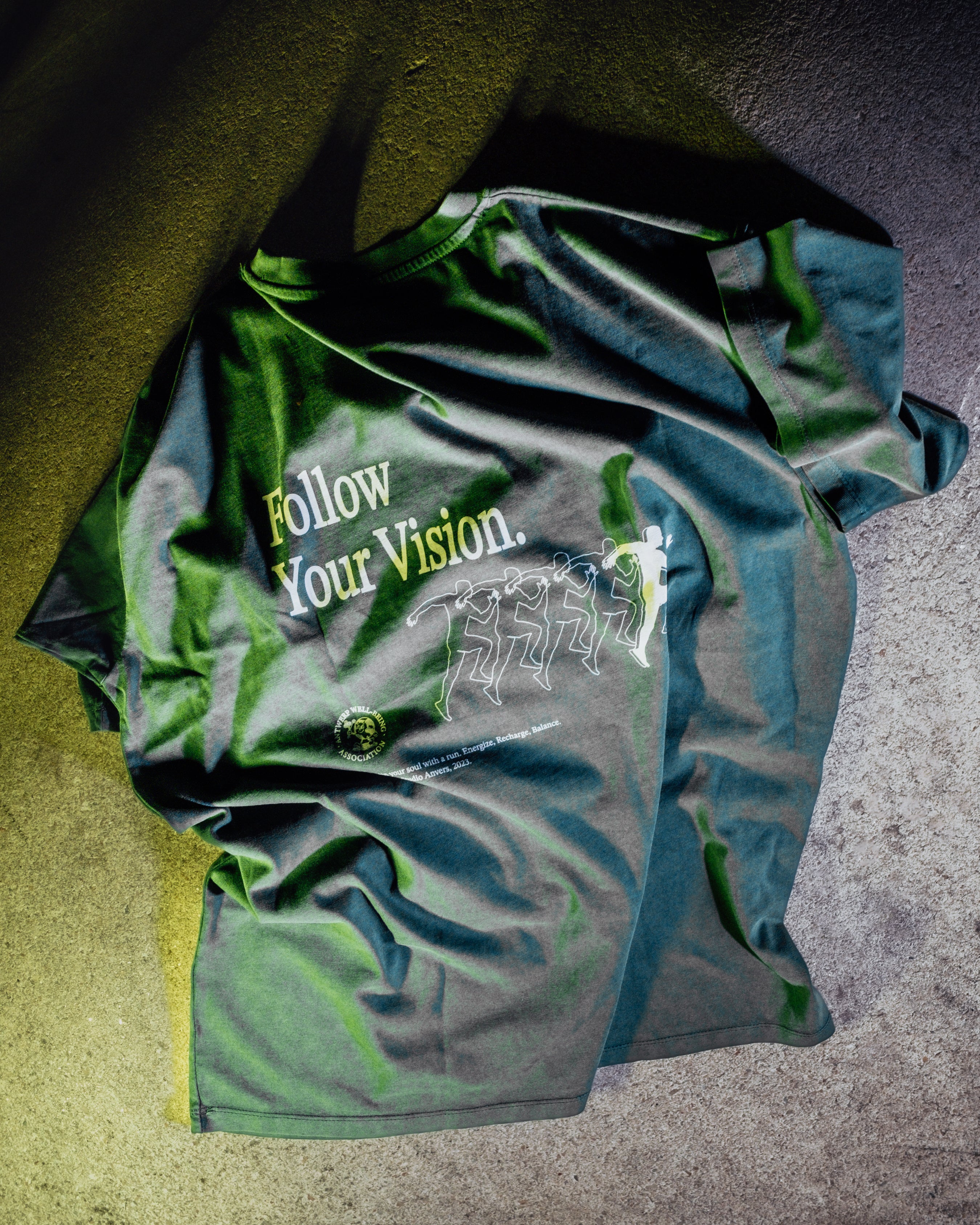 Reflection tee - green - Studio Anvers