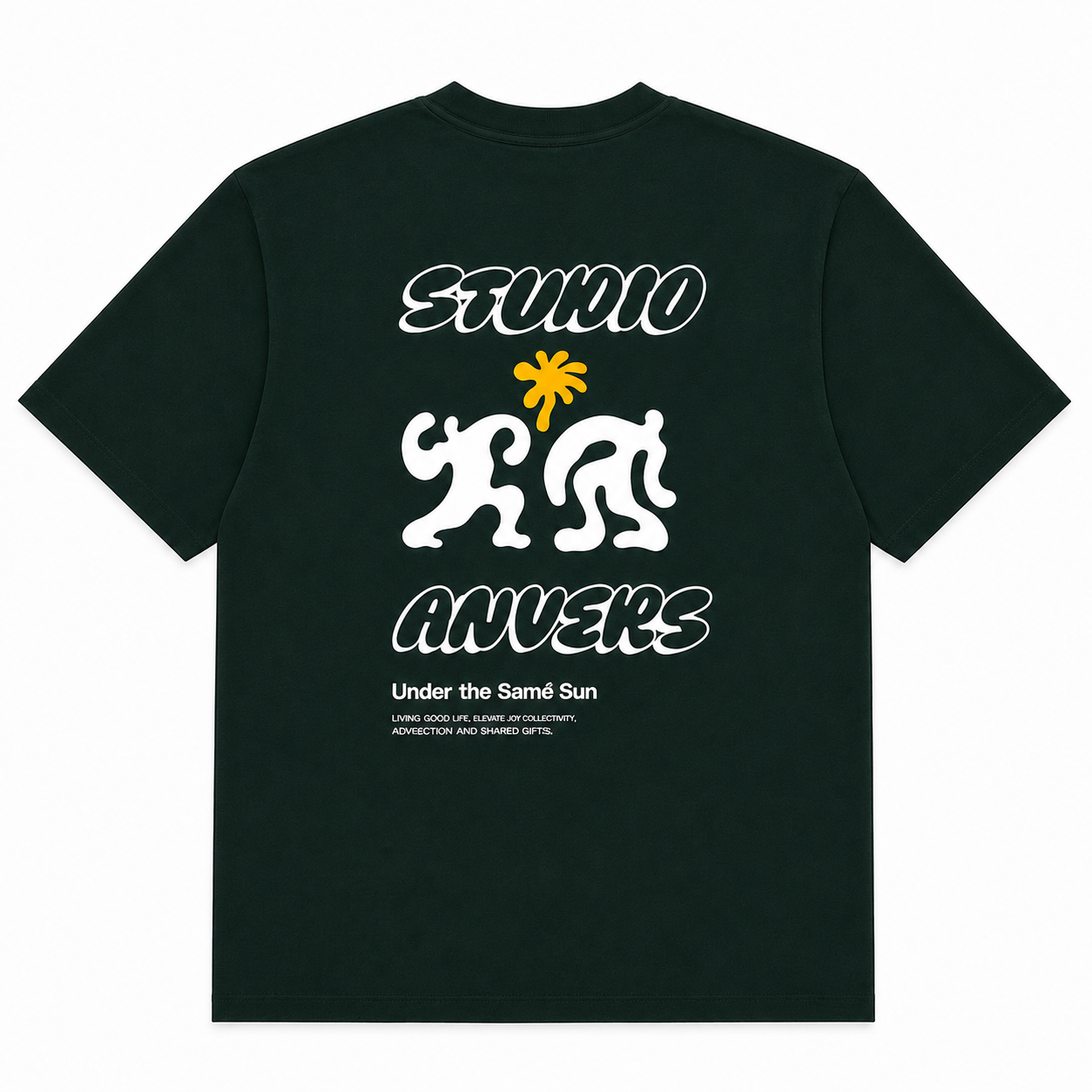 under the same sun tee - Groen