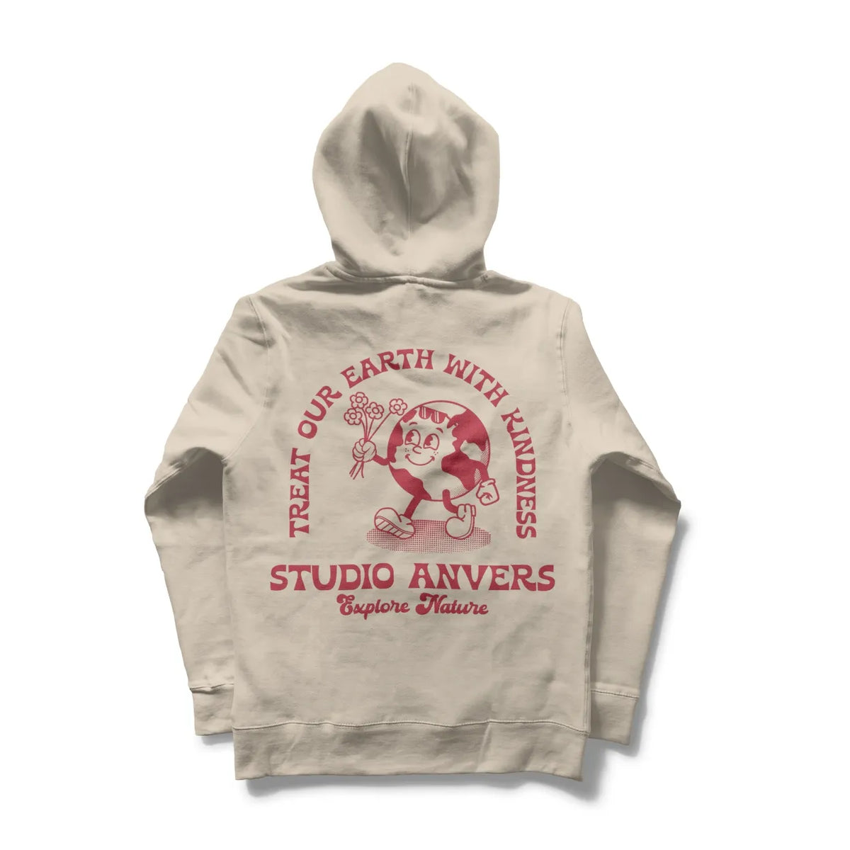 Planet earth hoodie - whitecap grey – Studio Anvers