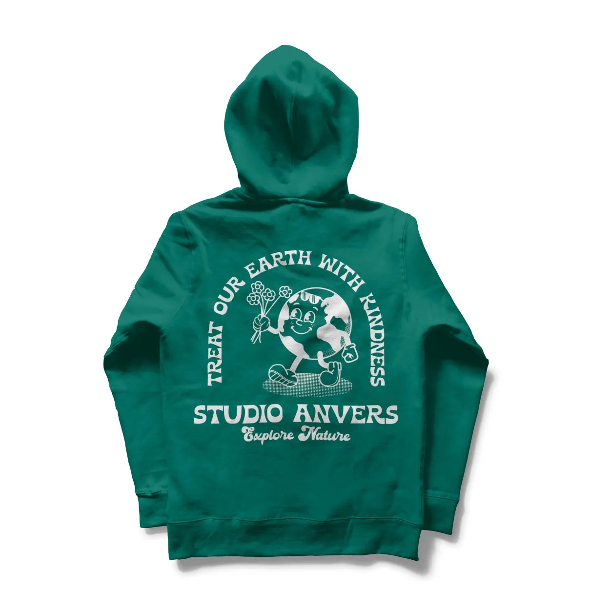 Planet earth hoodie - Groen