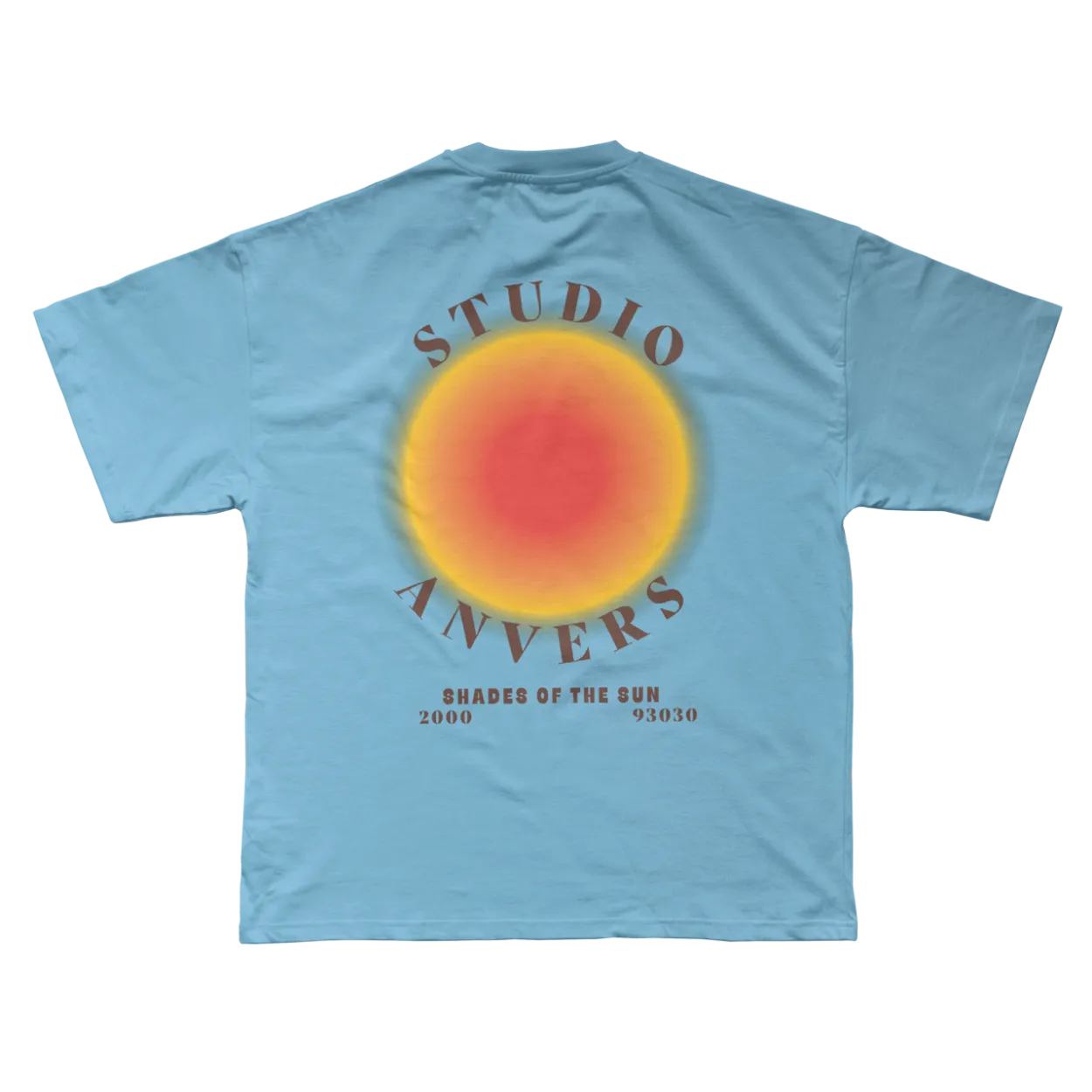 Shades of the Sun T-shirt - gletsjerblauw