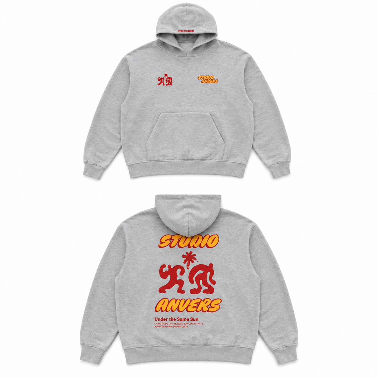 under the same sun hoodie - Grey