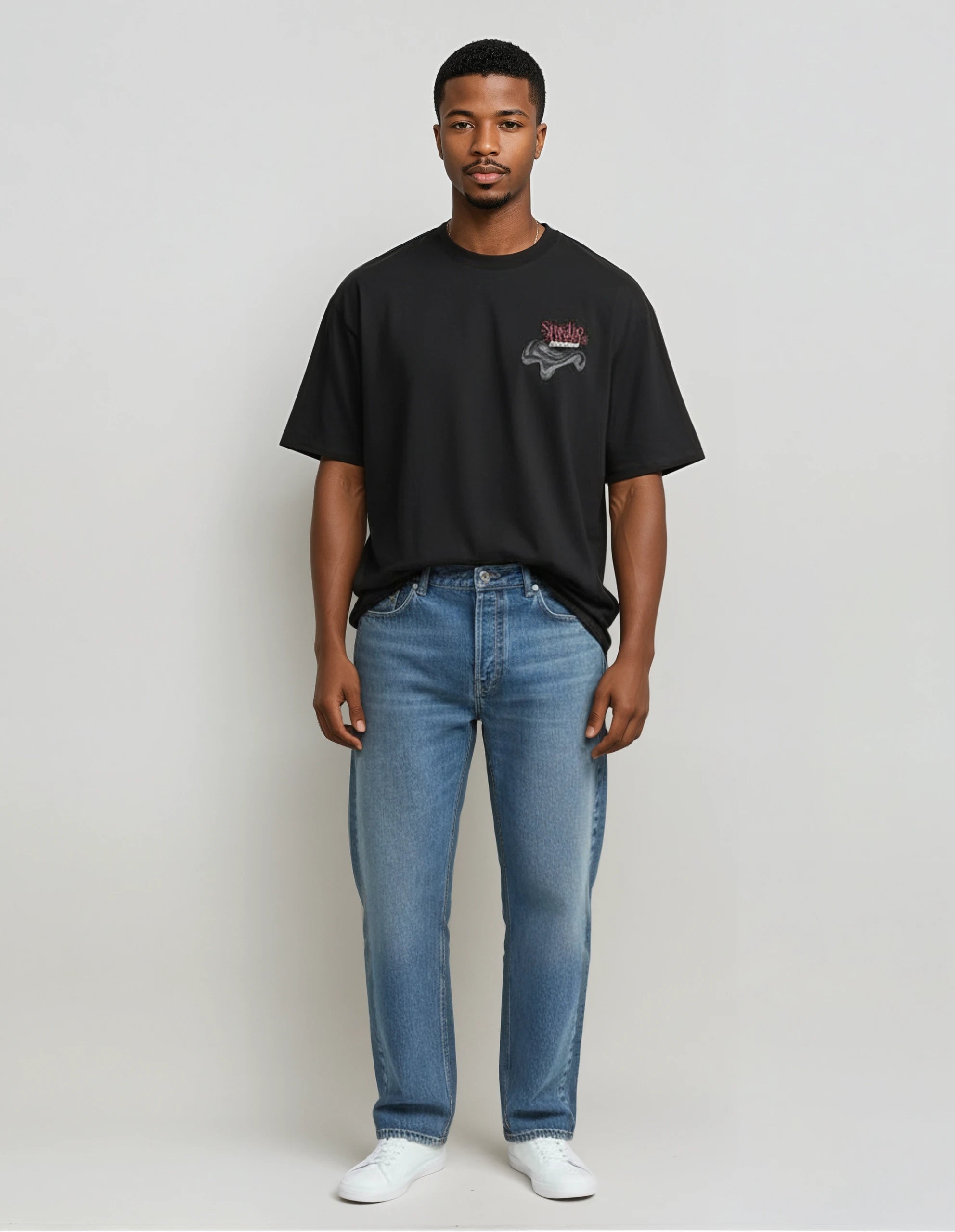 Chrome waves tee - Phantom