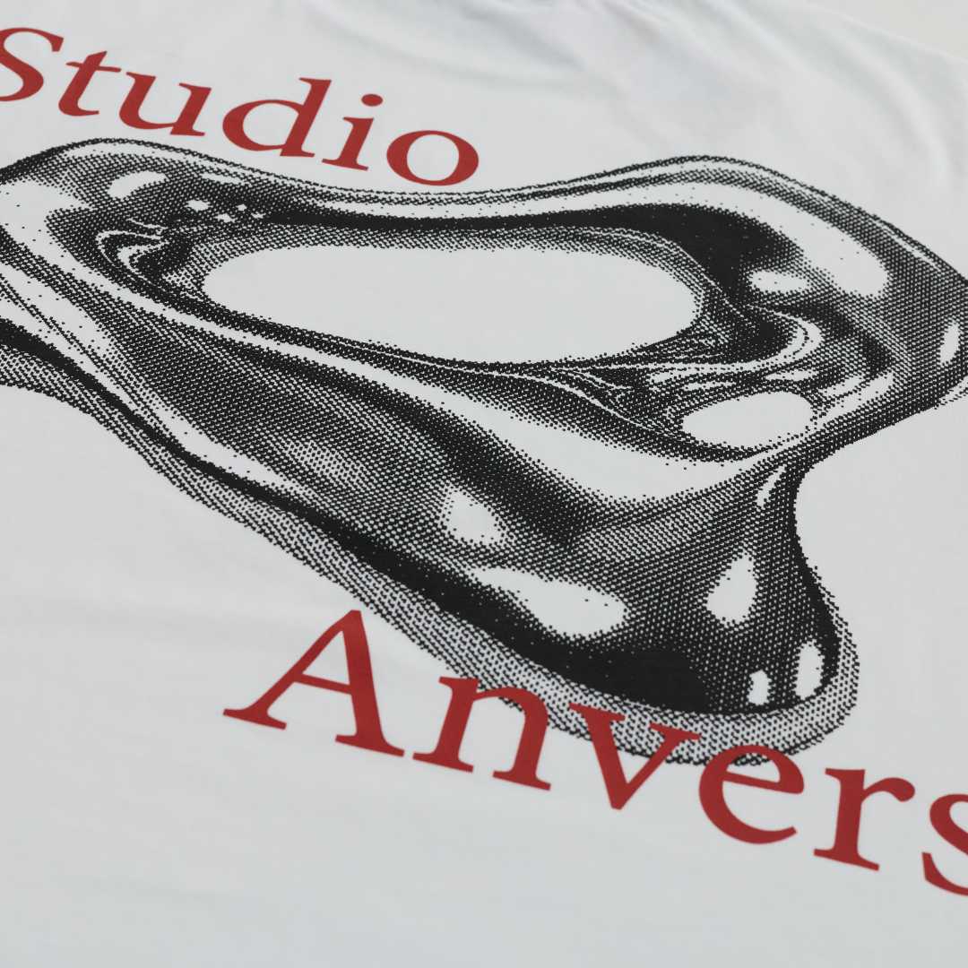 Chrome waves tee - White