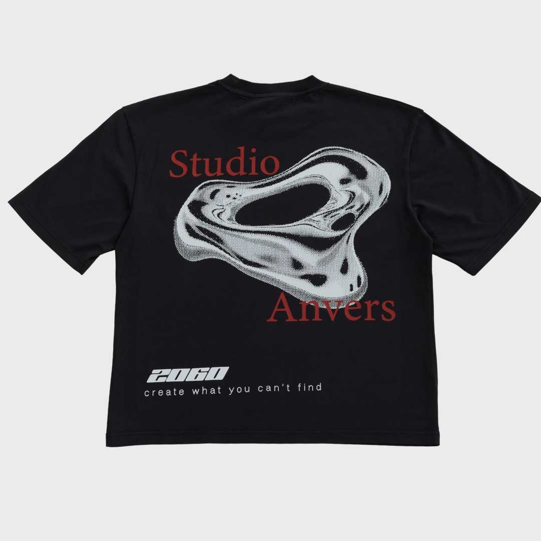 Chrome waves tee - Phantom