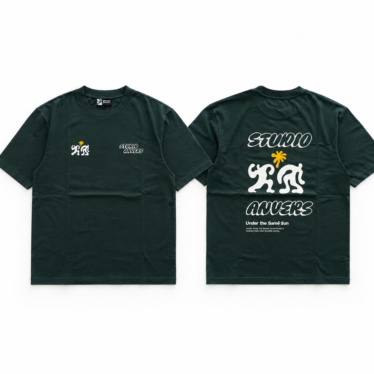under the same sun tee - Groen
