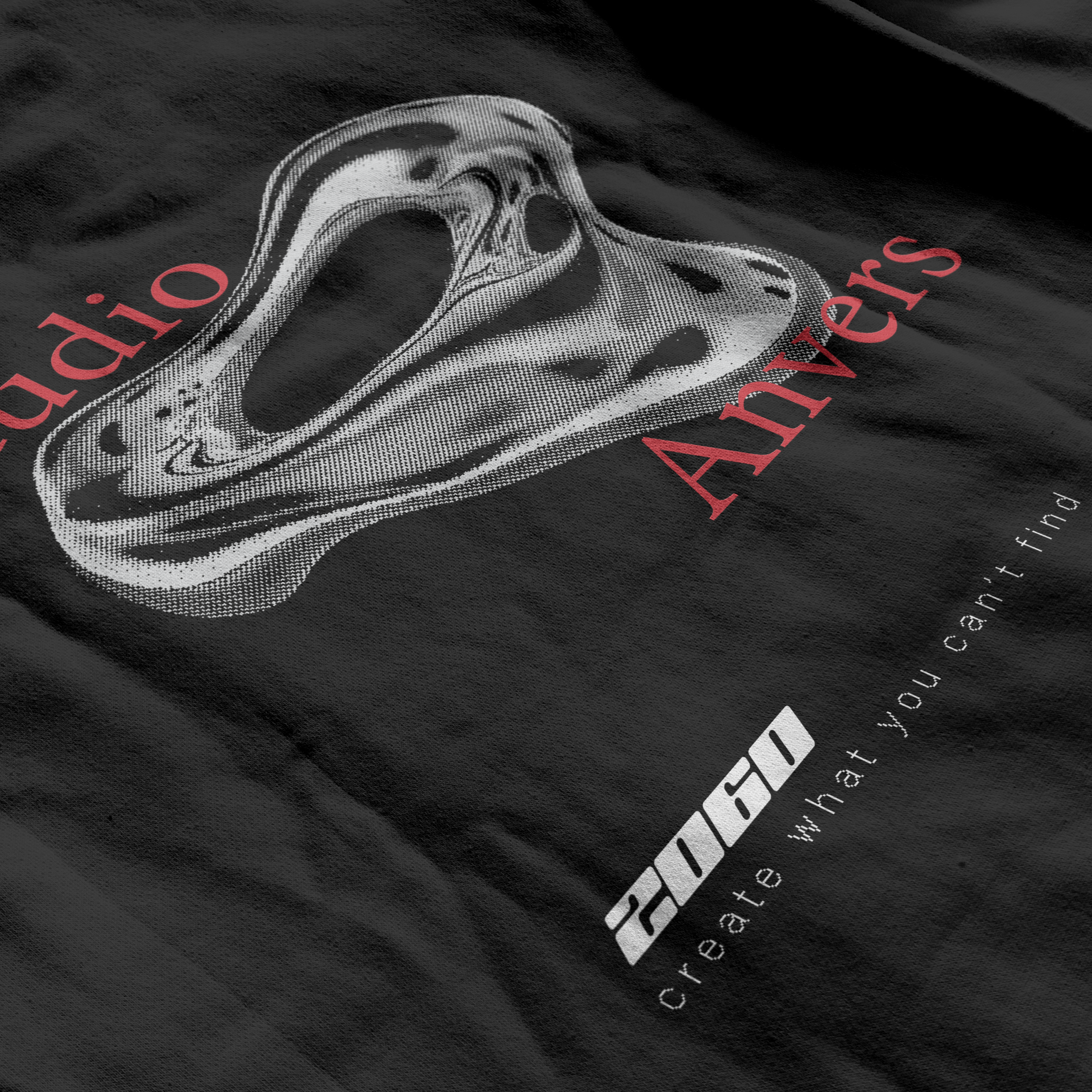 Chrome waves hoodie - Phantom