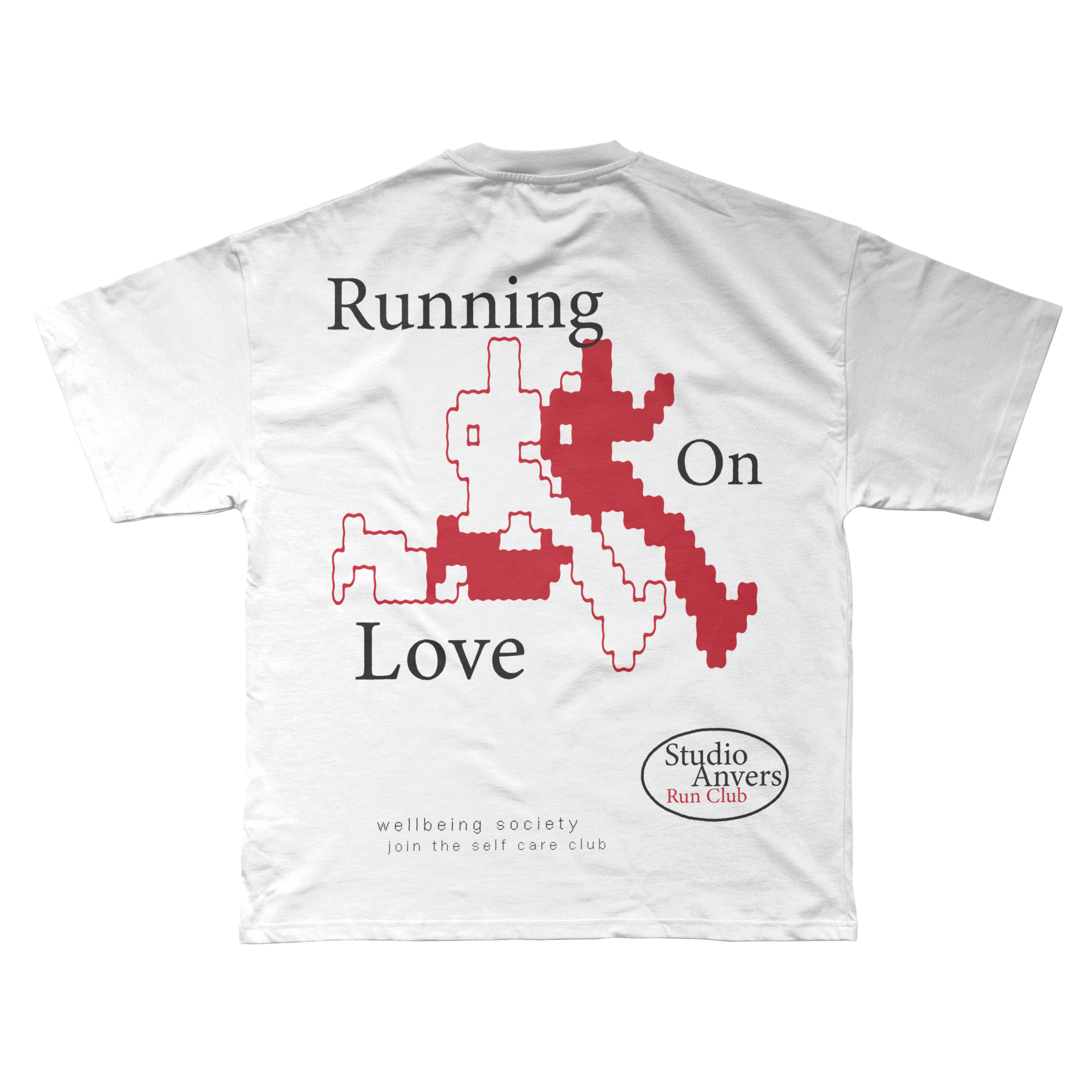 Running on Love Tee – White