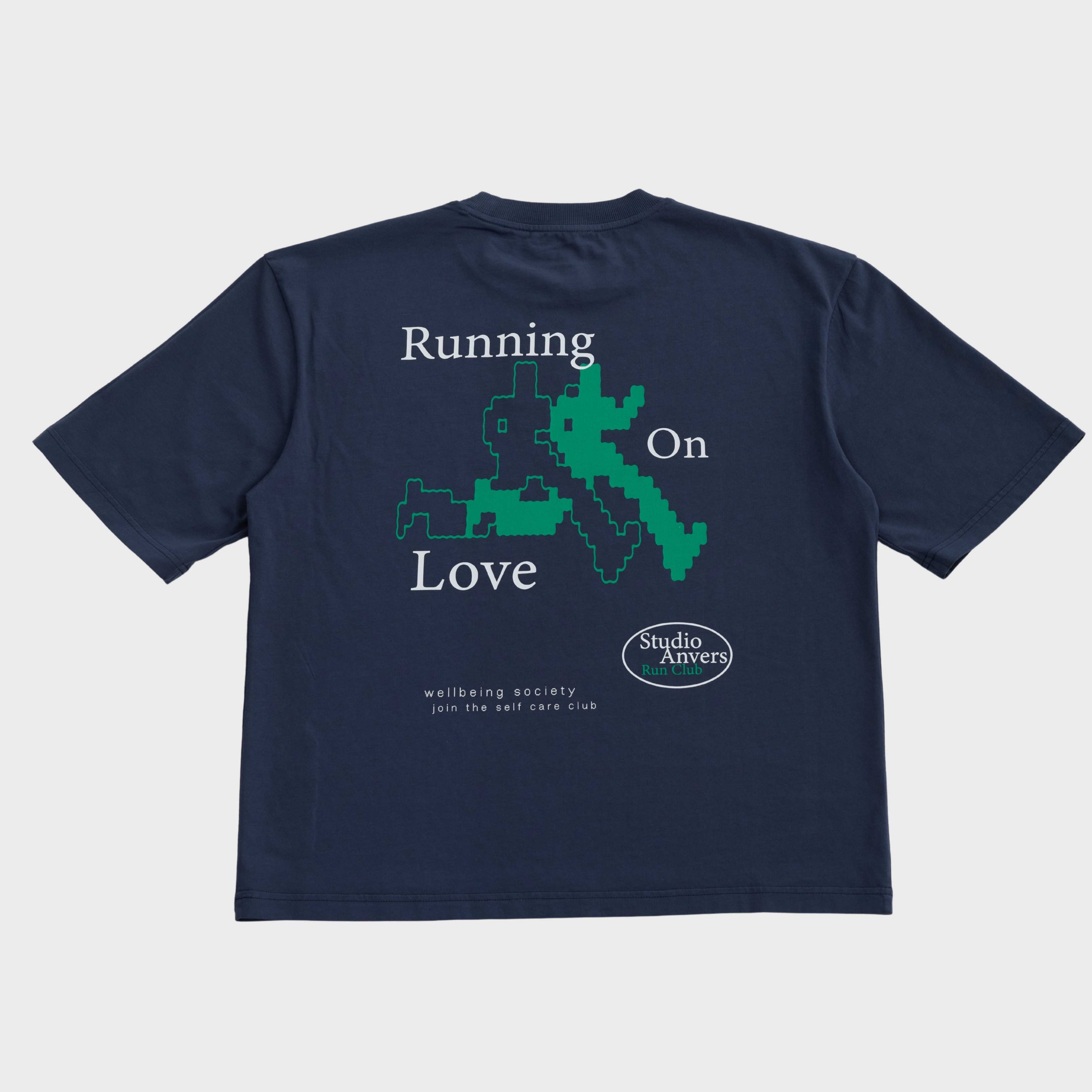Running on Love Tee – Navy
