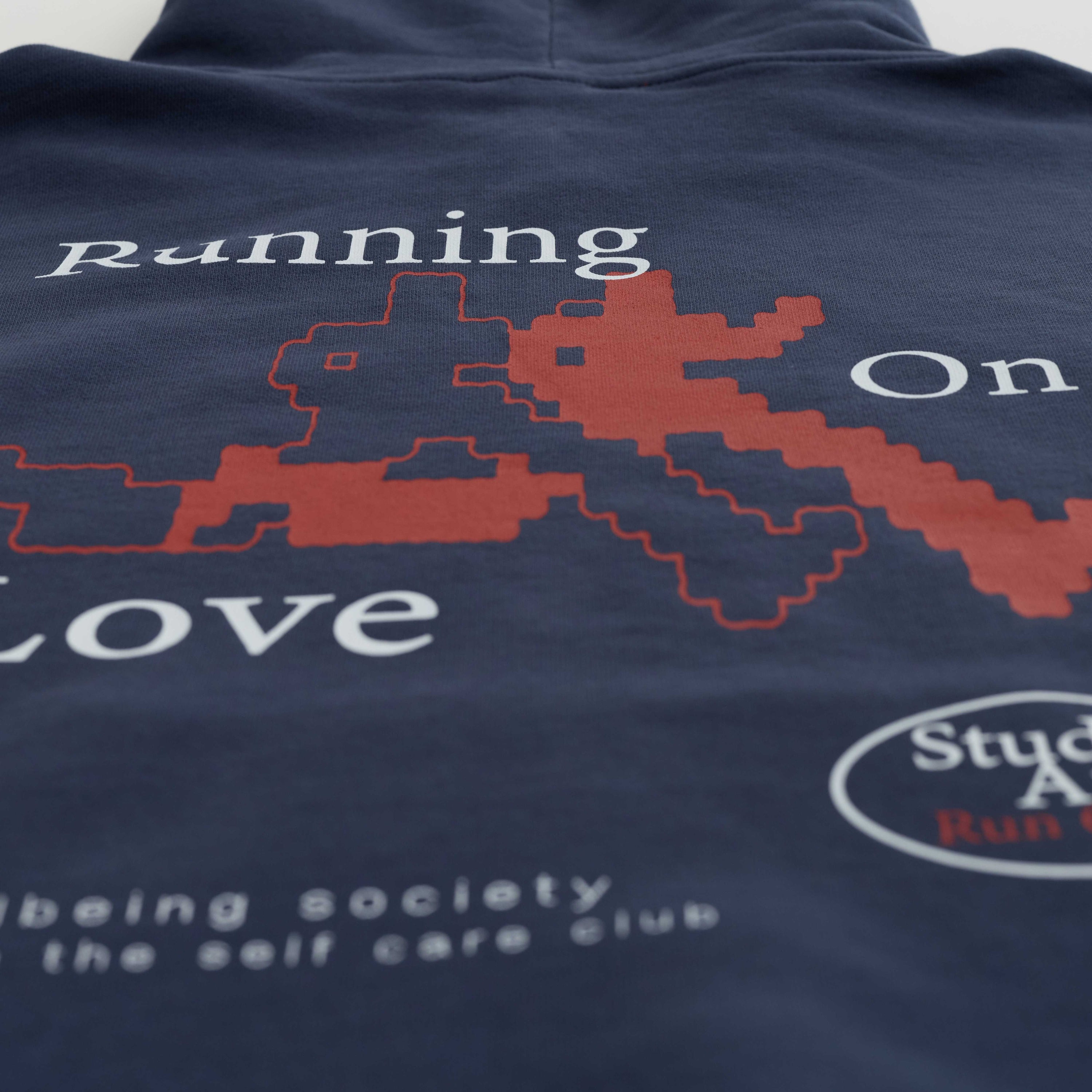 Running on Love hoodie - Navy
