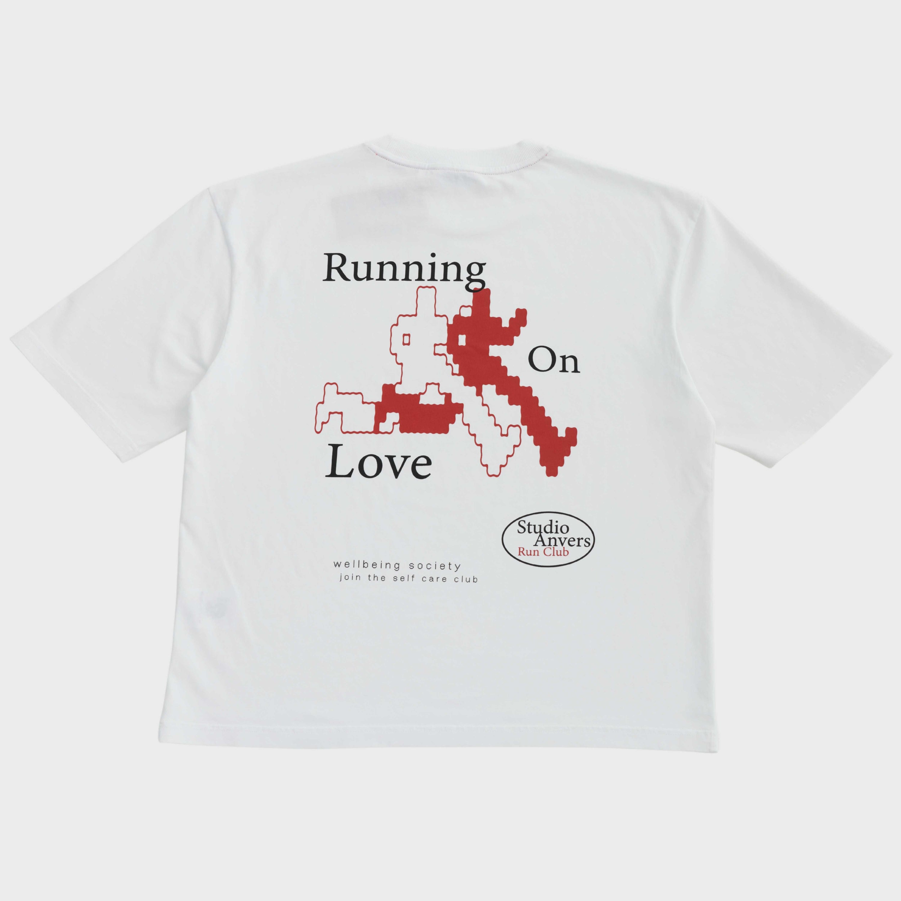 Running on Love Tee – White