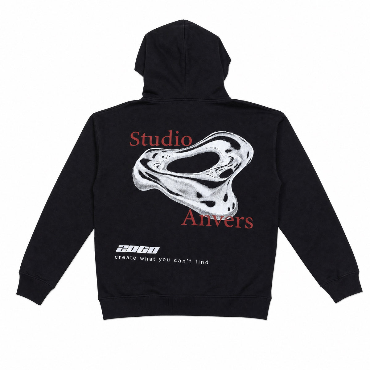 Chrome waves hoodie - Phantom