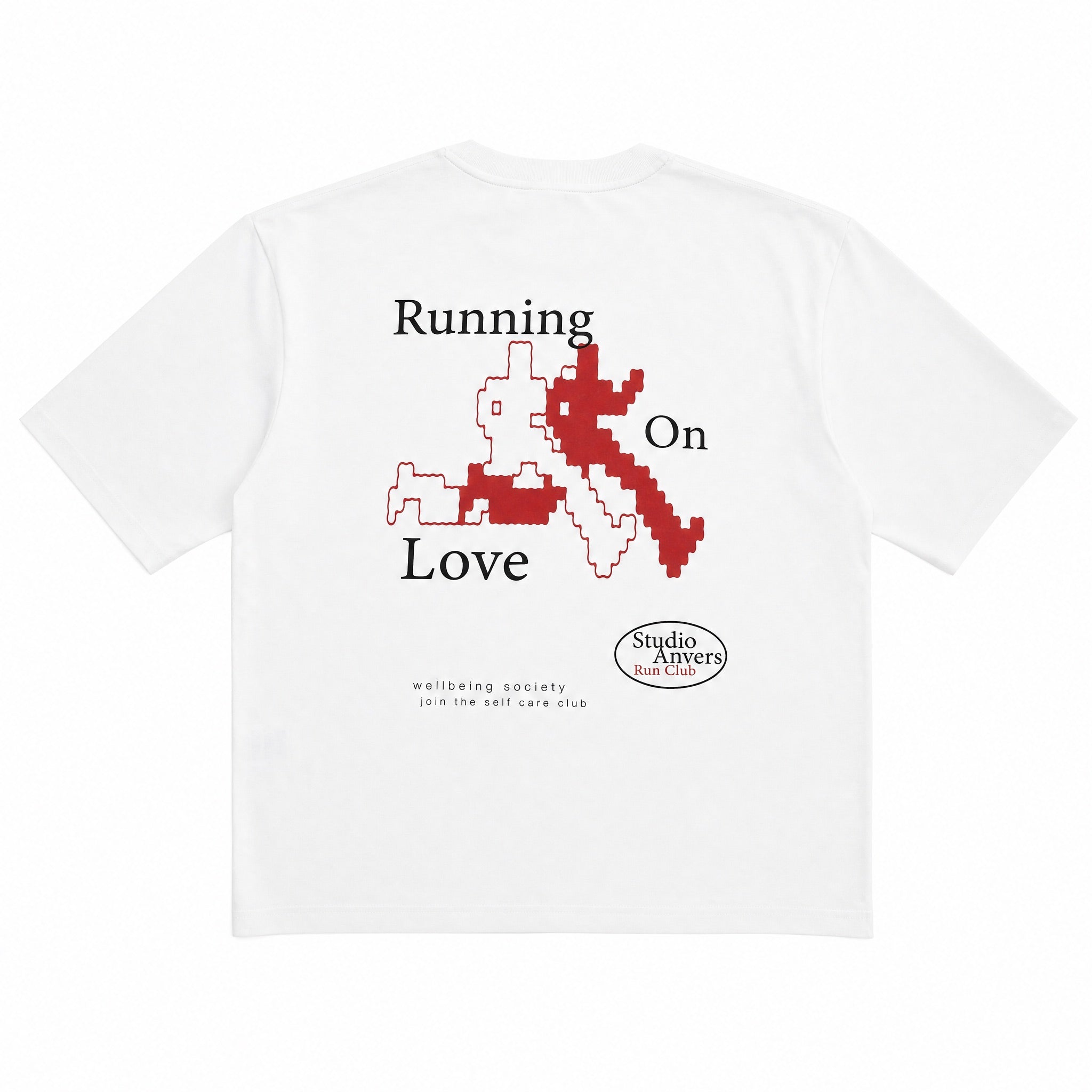 Running on Love Tee – White