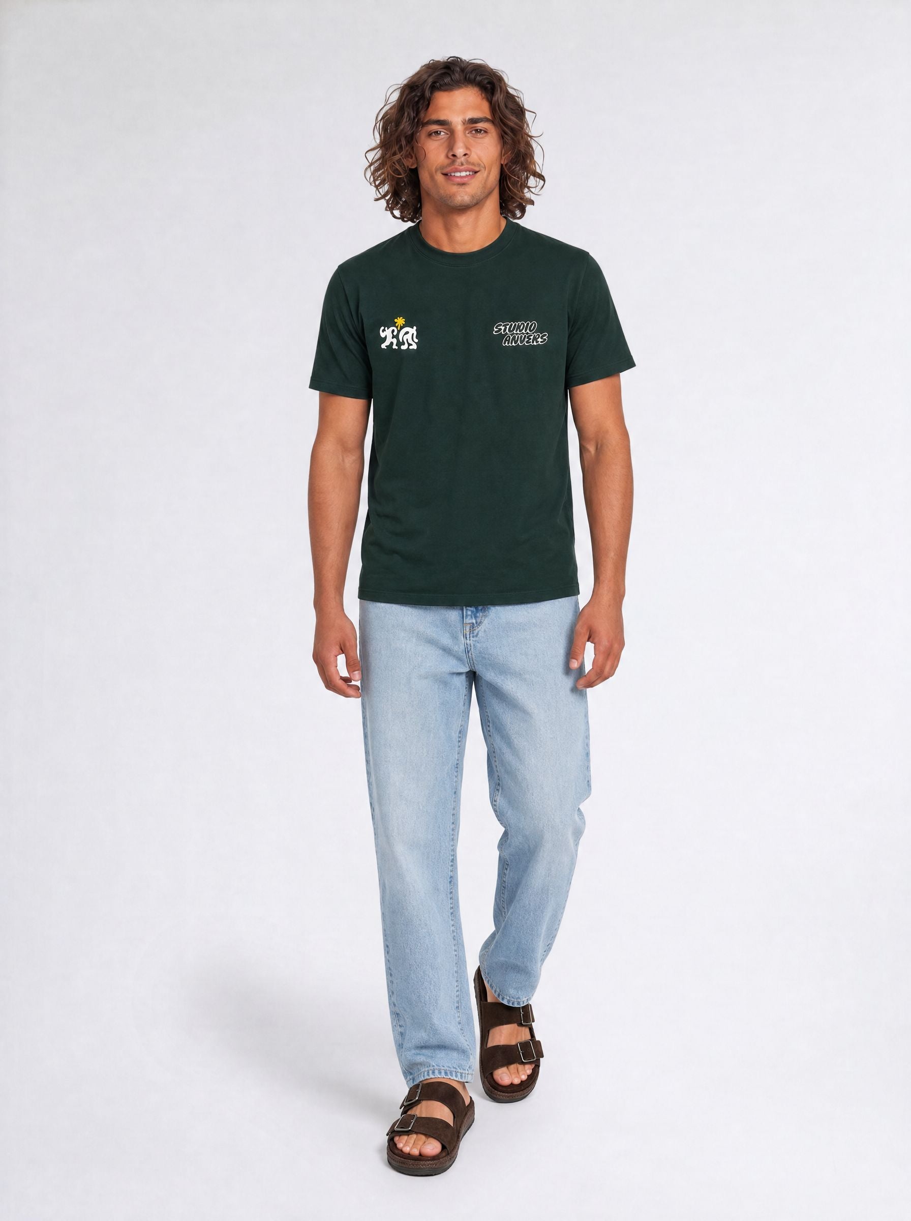under the same sun tee - Groen