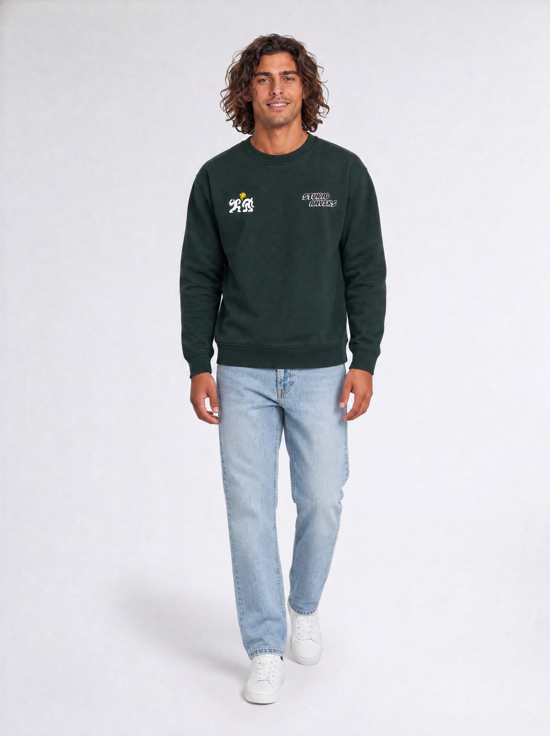 under the same sun crewneck - Green