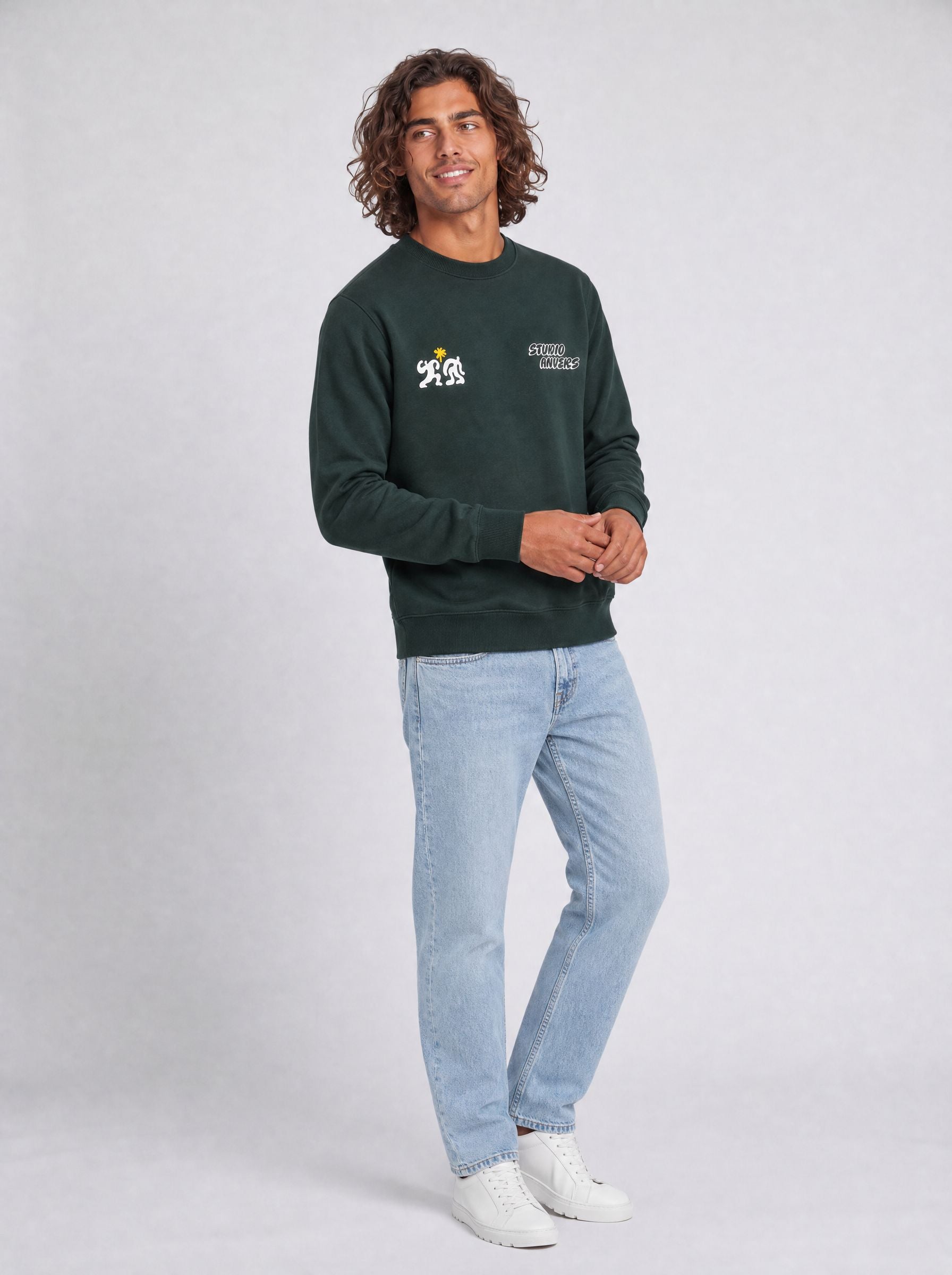 under the same sun crewneck - Green