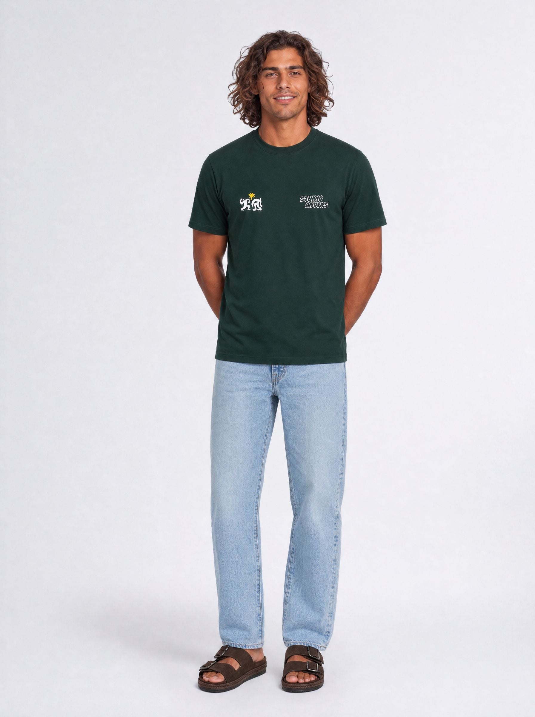 under the same sun tee - Groen
