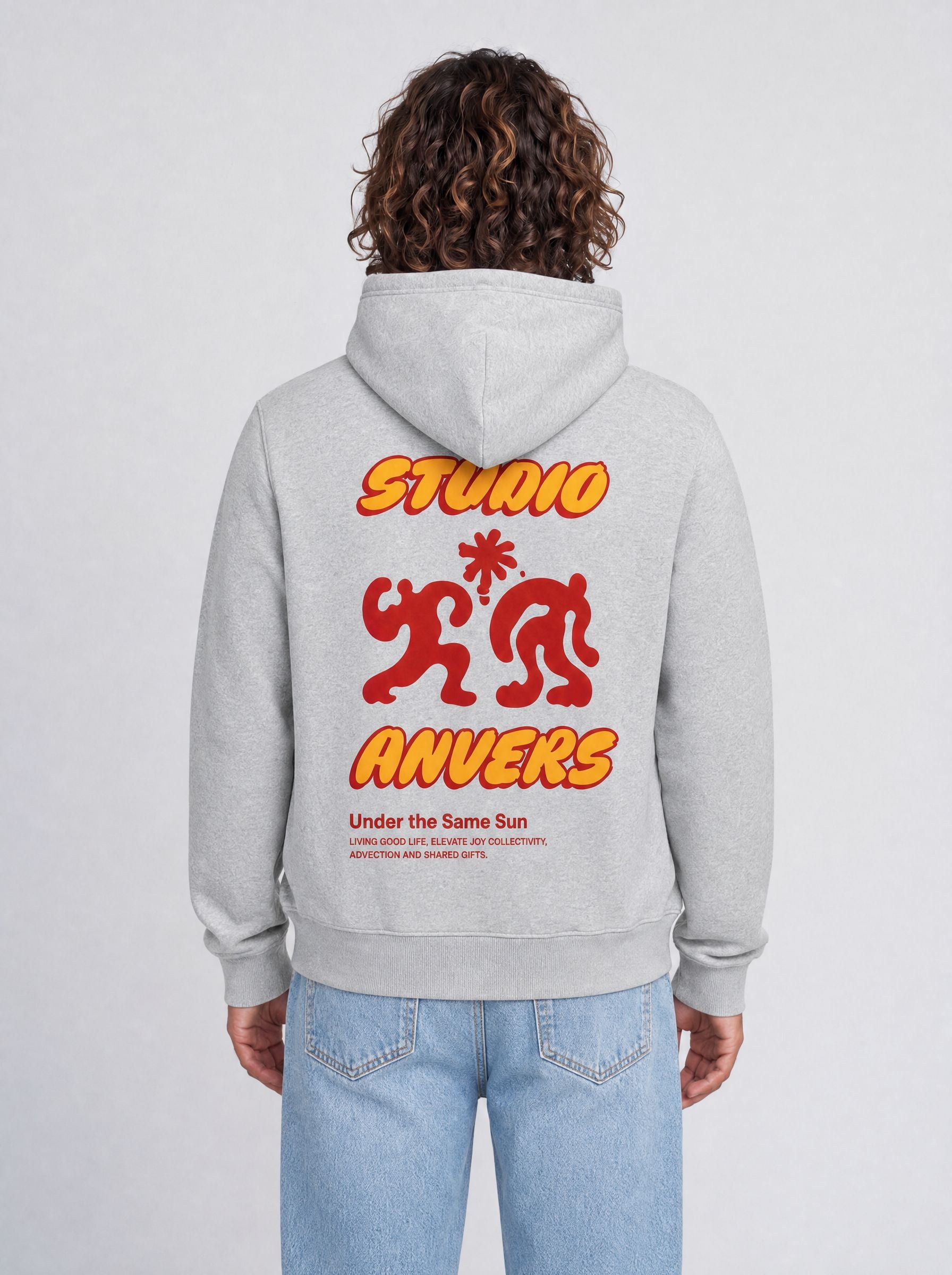 under the same sun hoodie - Grey
