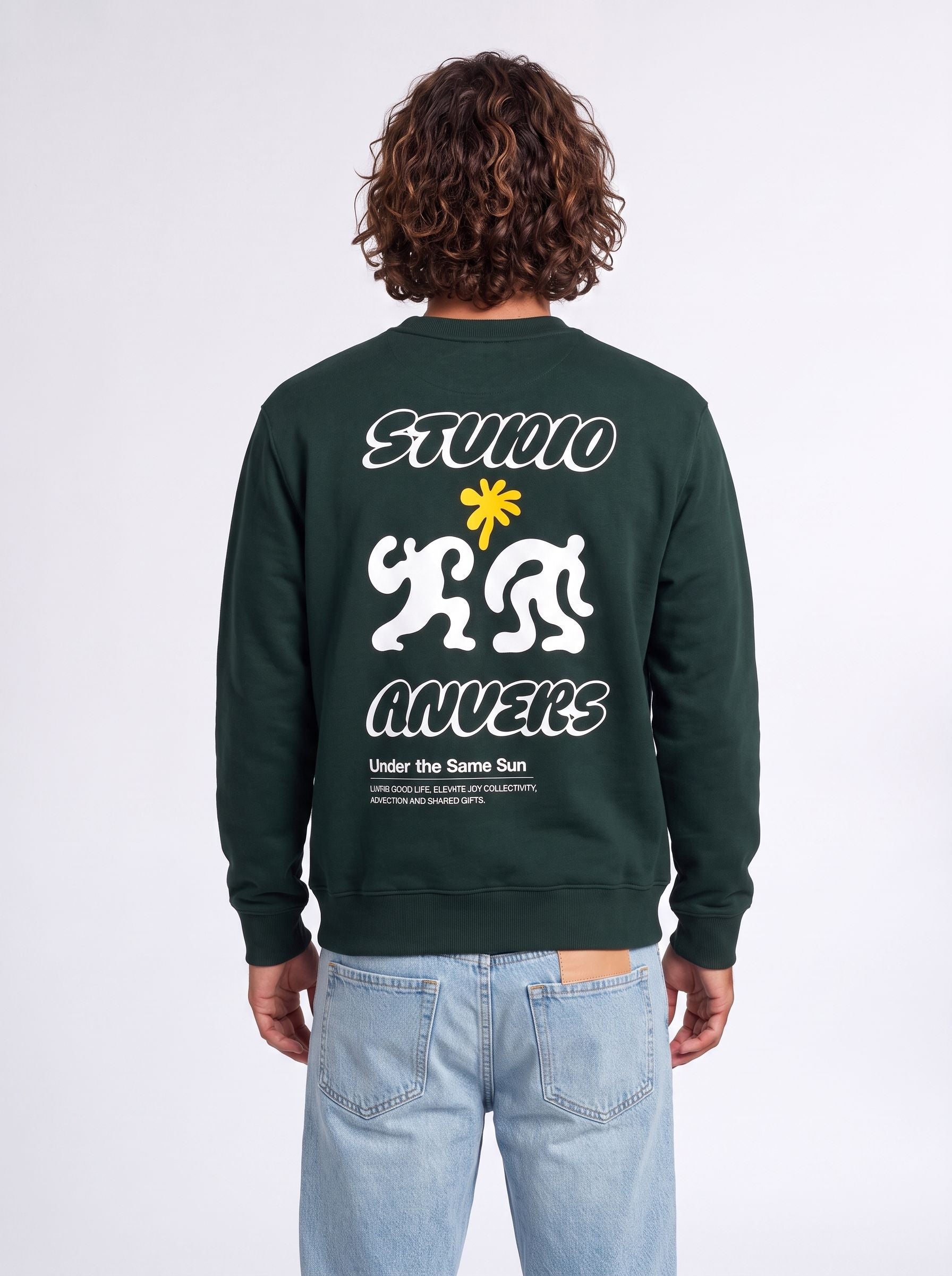 under the same sun crewneck - Green