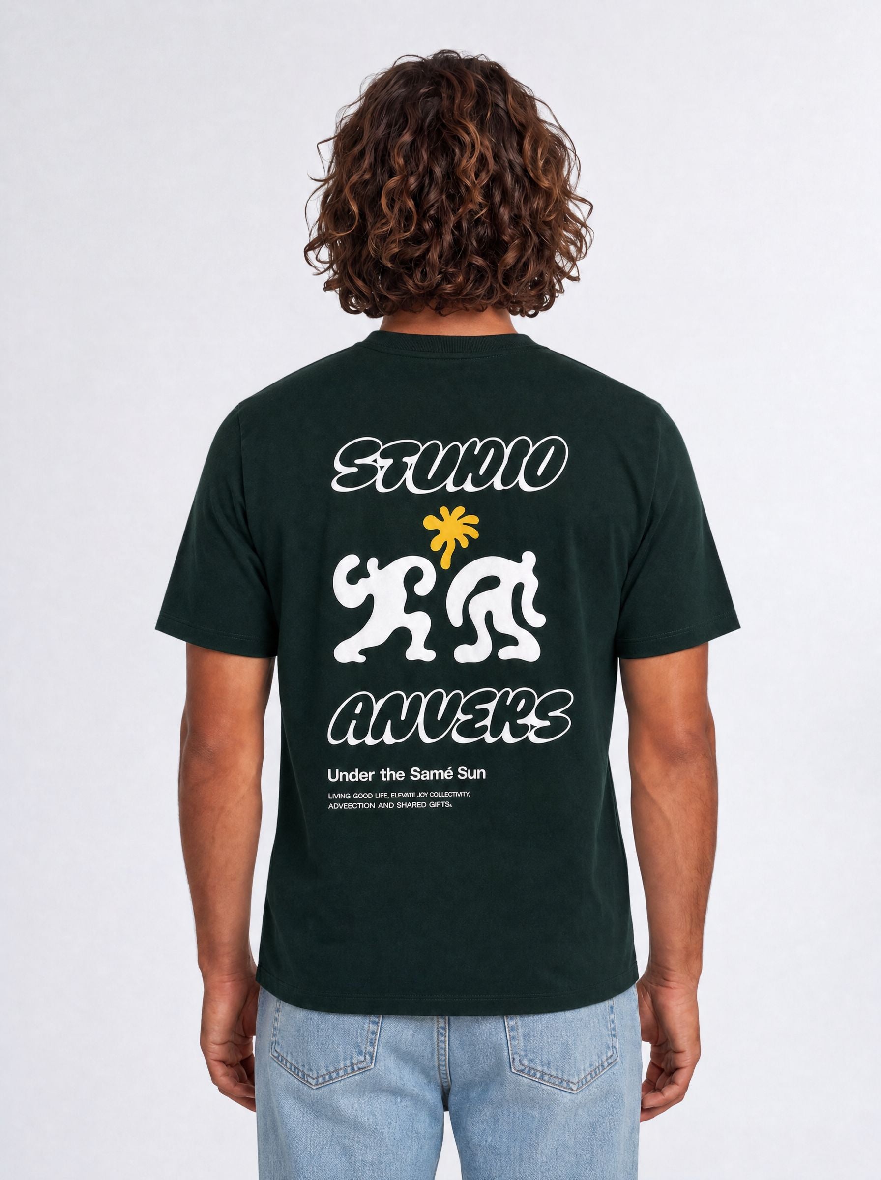 under the same sun tee - Groen