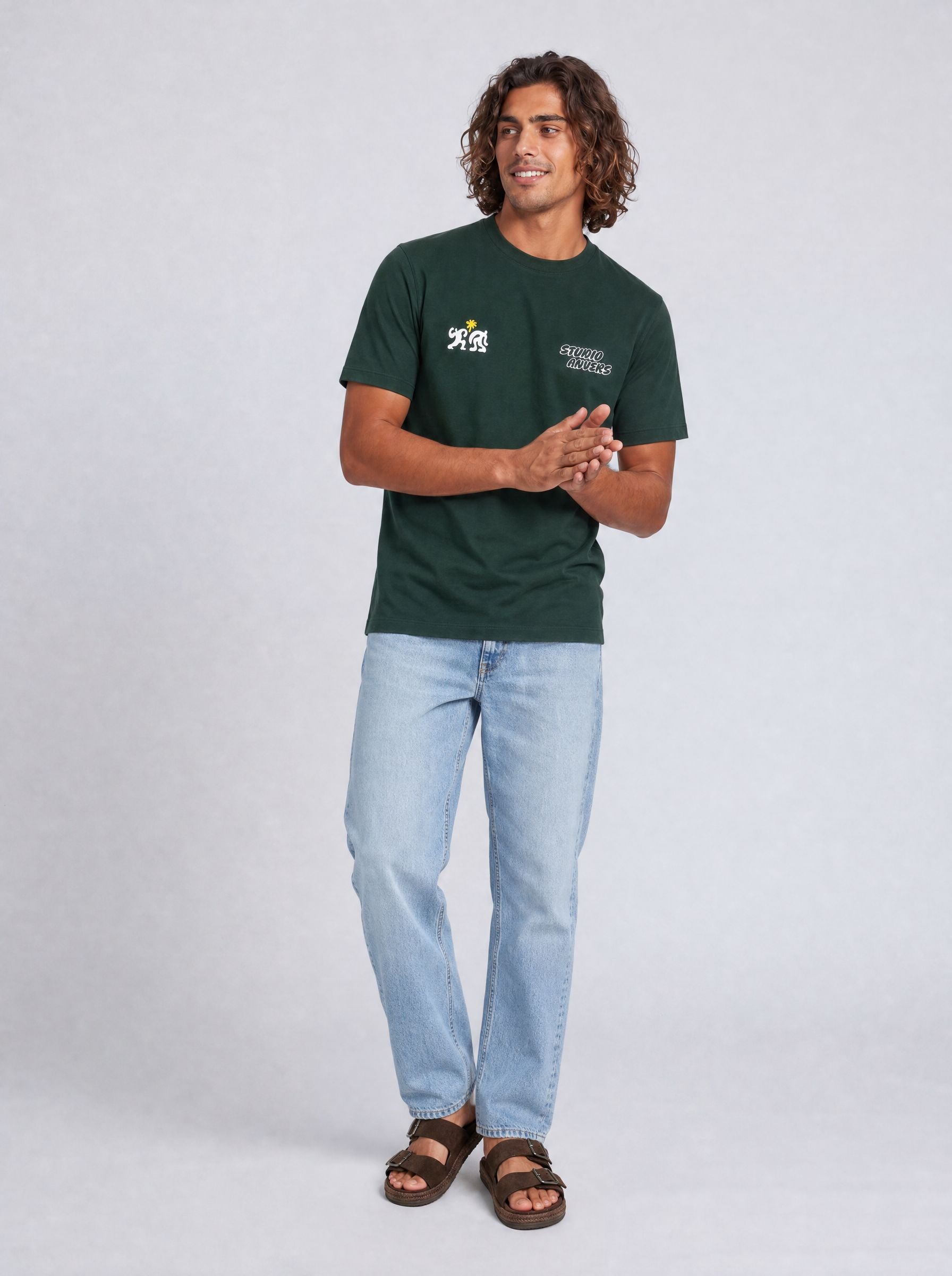 under the same sun tee - Groen