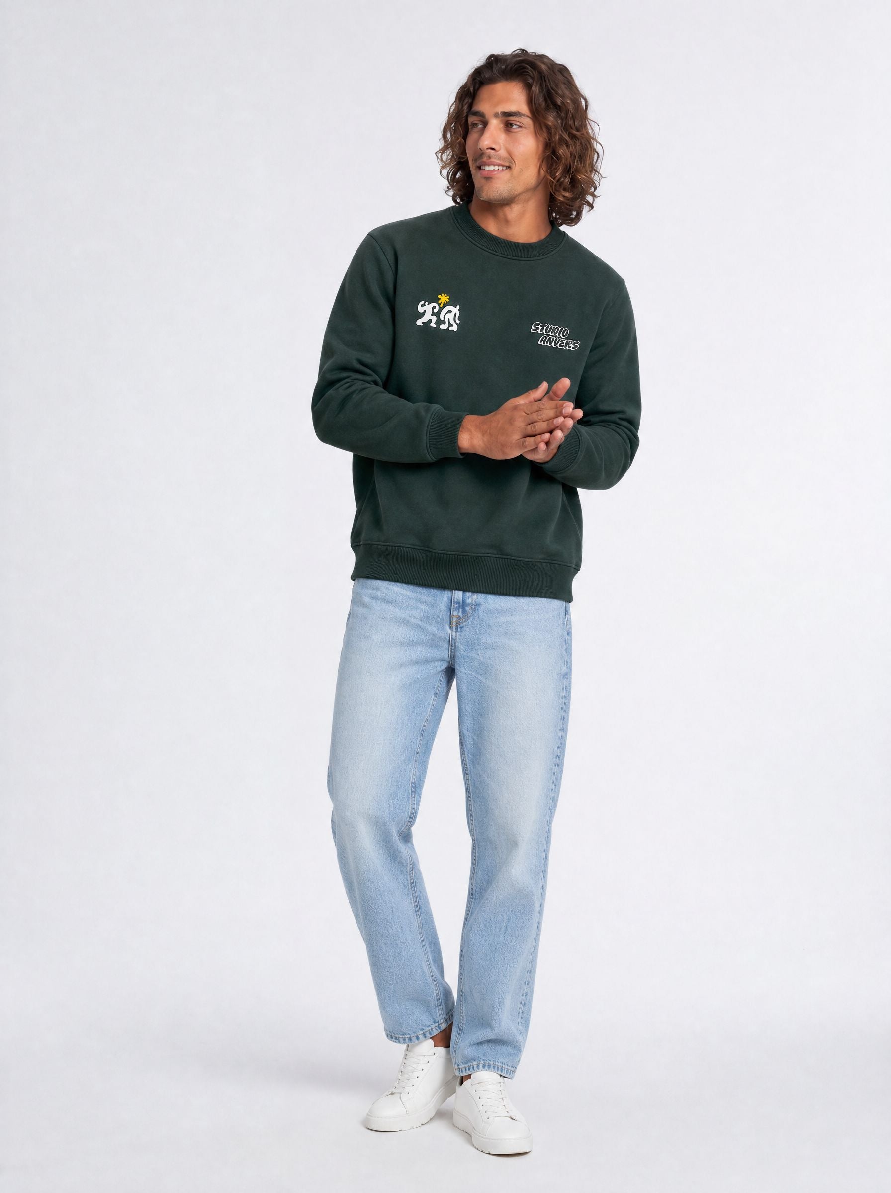 under the same sun crewneck - Green