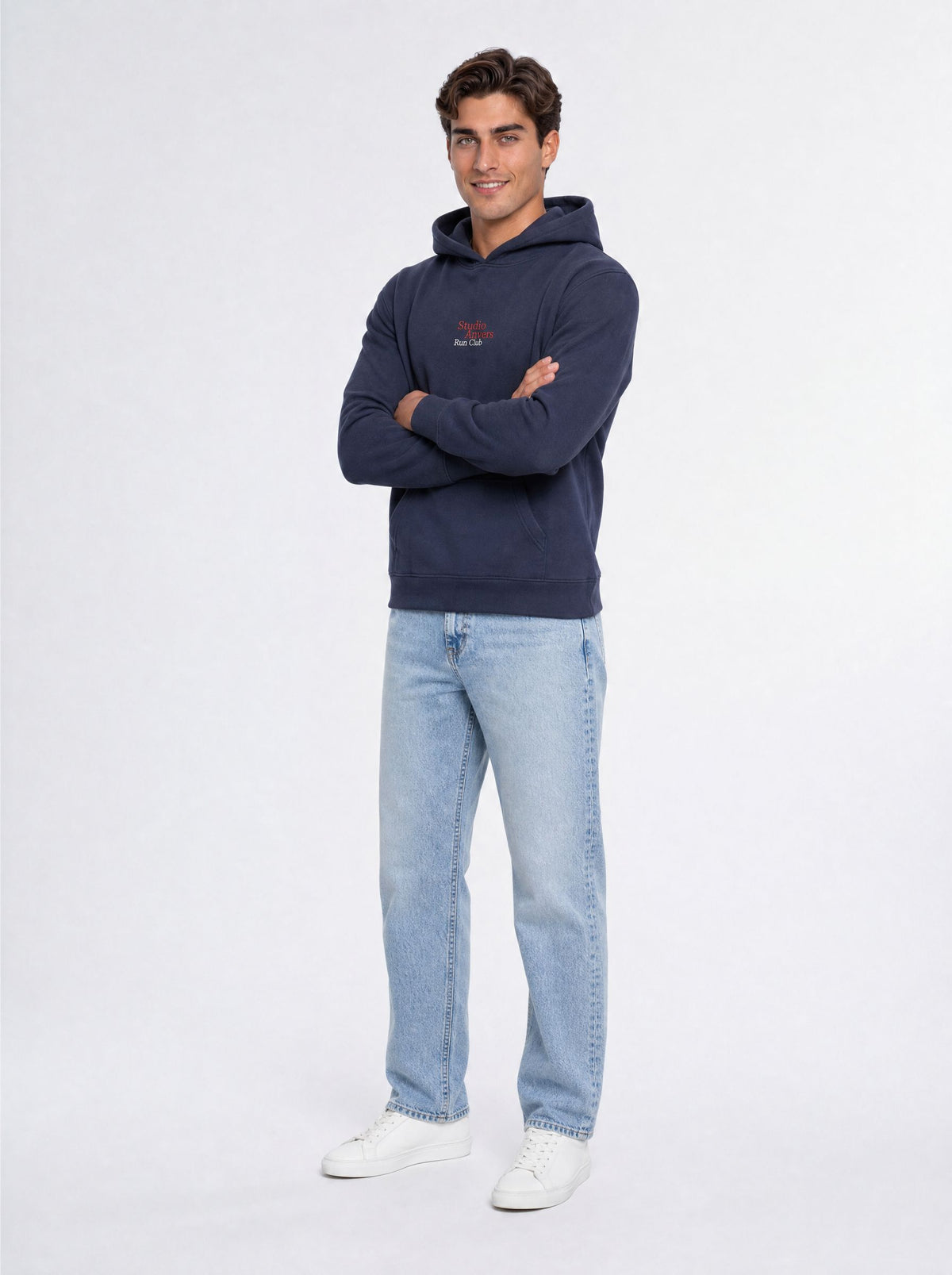 Running on Love hoodie - Navy