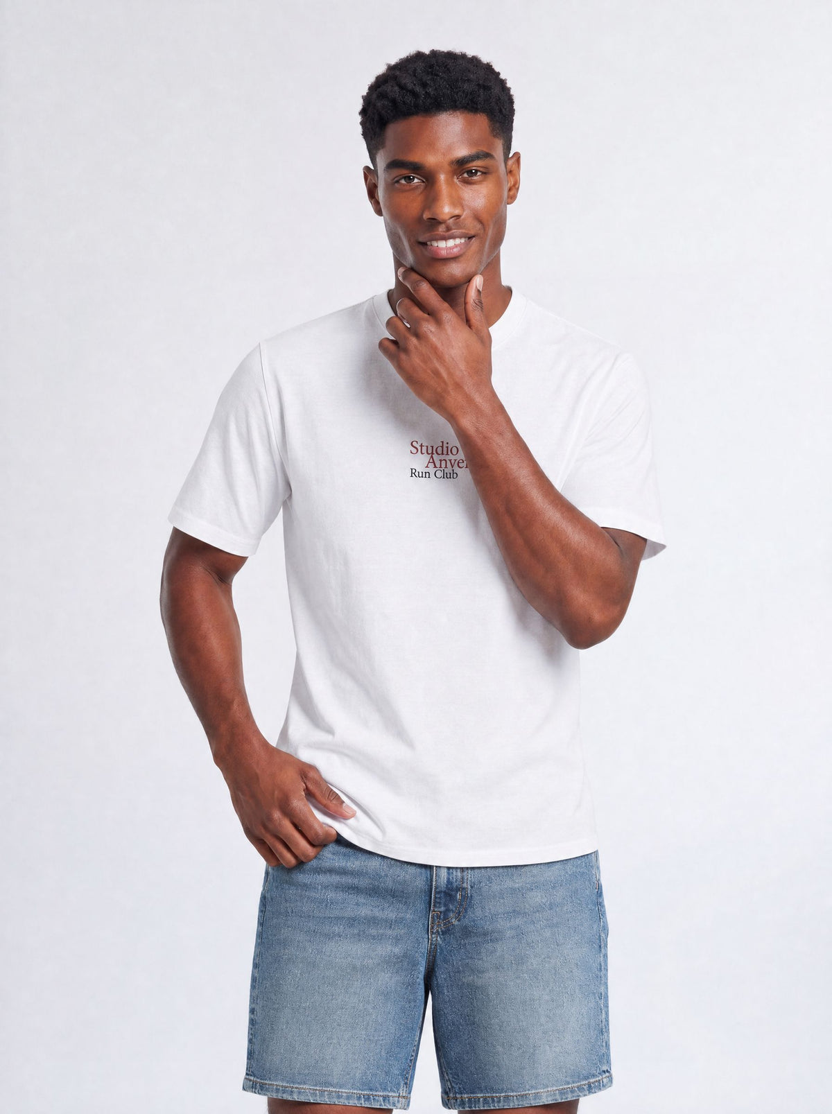 Running on Love Tee – White