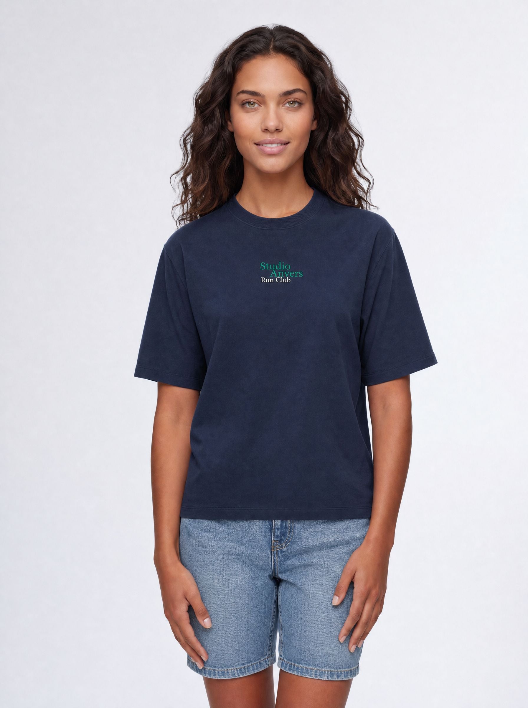 Running on Love Tee – Navy
