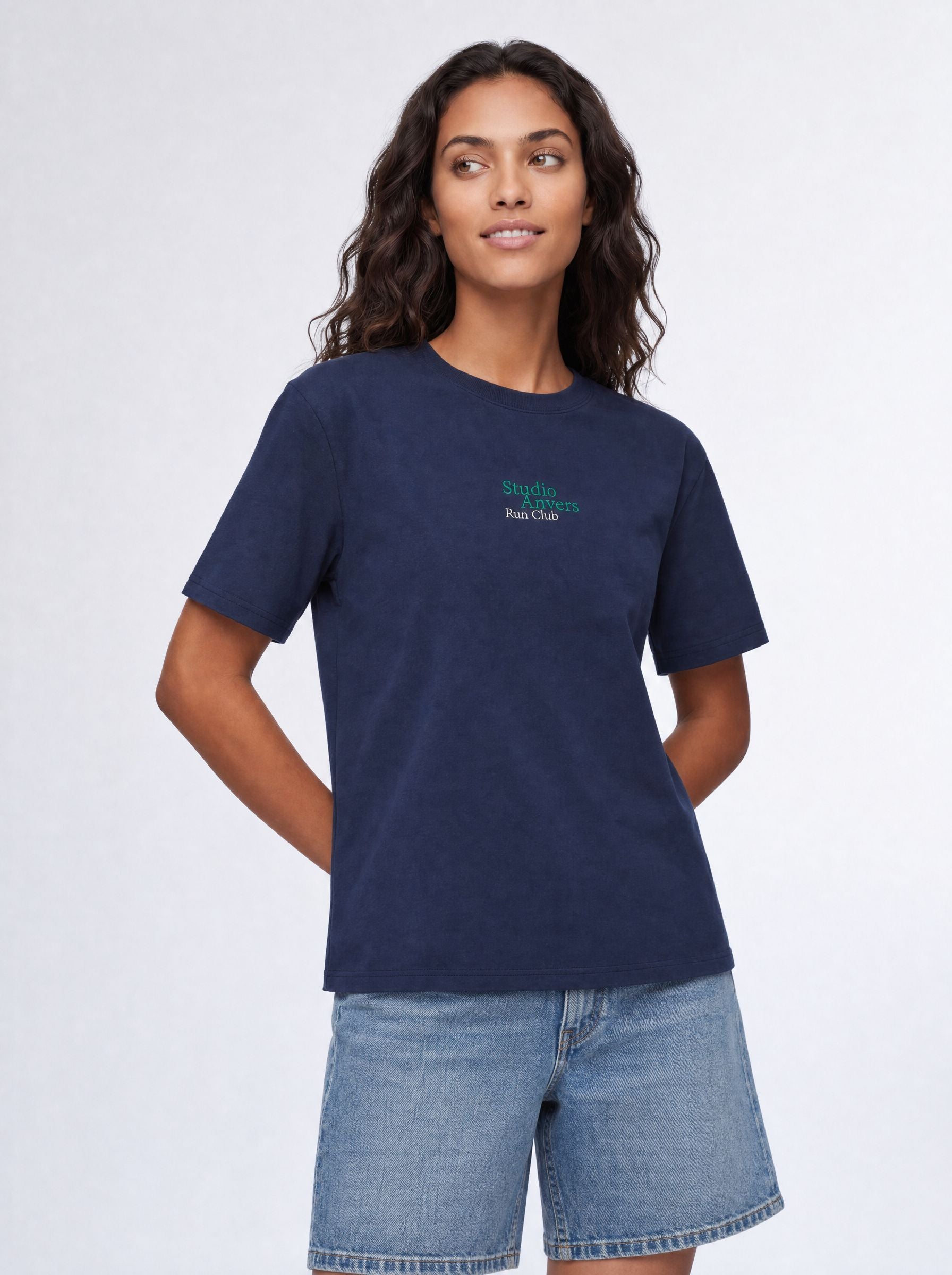 Running on Love Tee – Navy